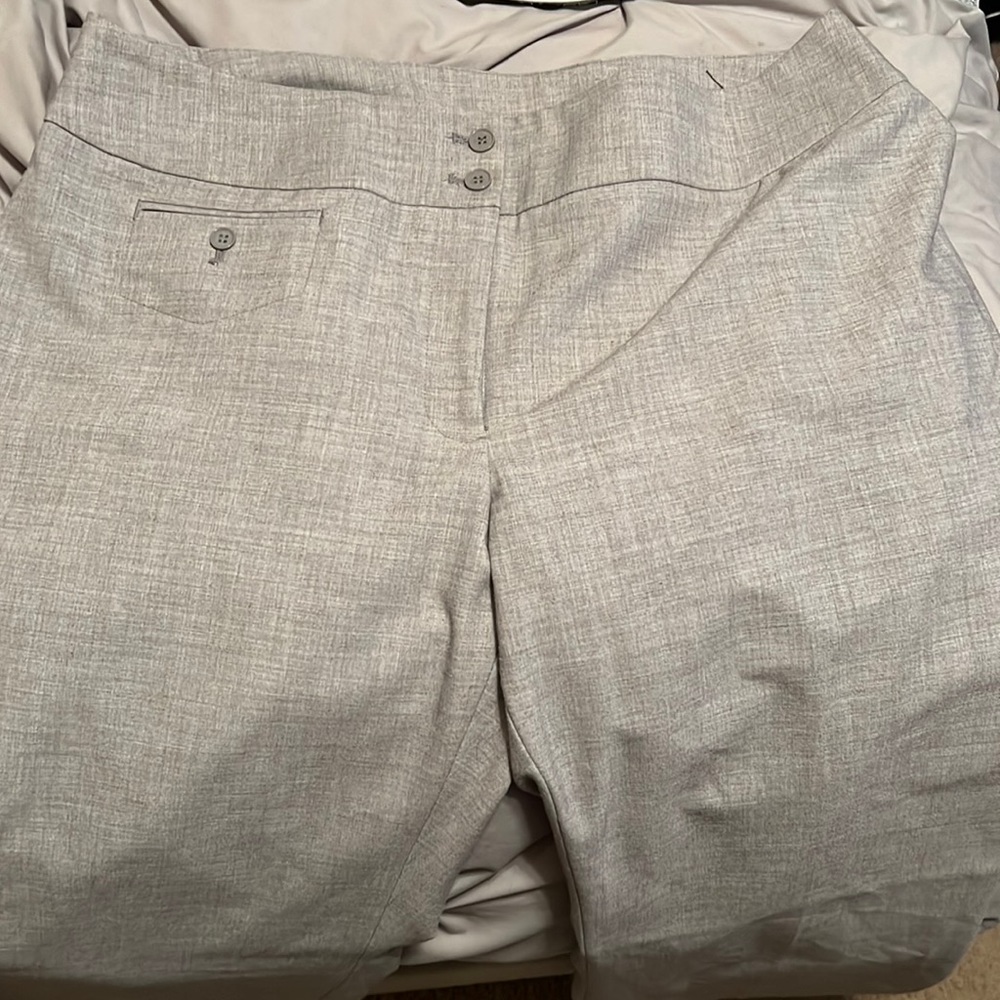 Wide leg stretch pant
